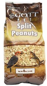 scott pet peanuts split whole no shell 8lb,brown