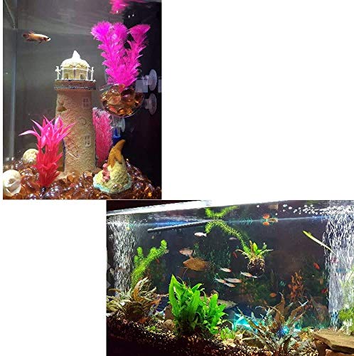 Suction Cup Planter, 4Pcs Magnetic Suction Cup Window Aquarium, Glass Vase Plant Pots Decorations Fish Tank for Aquascape Aquarium