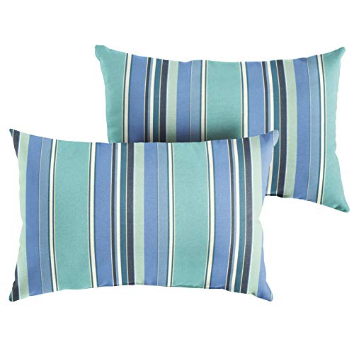 Mozaic Company Sunbrella Dolce Oasis Outdoor Pillow Set, 1 Count (Pack of 1)