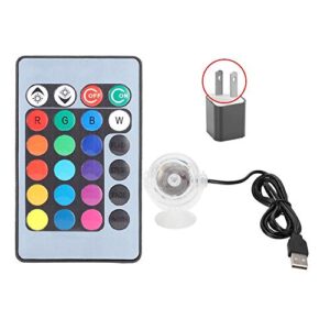 Zerodis LED Fish Tanks Spot Light, Colourful Gradient Waterproof LED Spotlight for Aquarium Fish Tank Decorations(16 Colours Adjustable US Plug)