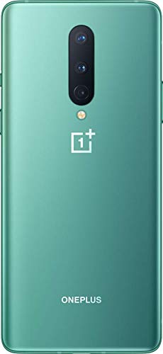 OnePlus 8 Glacial Green,​ 5G Unlocked Android Smartphone U.S Version, 8GB RAM+128GB Storage, 90Hz Fluid Display,Triple Camera, with Alexa Built-in,