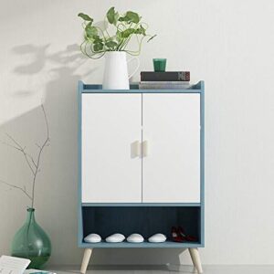 gdlma storage cabinet, blue sideboard,multi-function shoes case for hallway,dining room,kitchen or bedroom