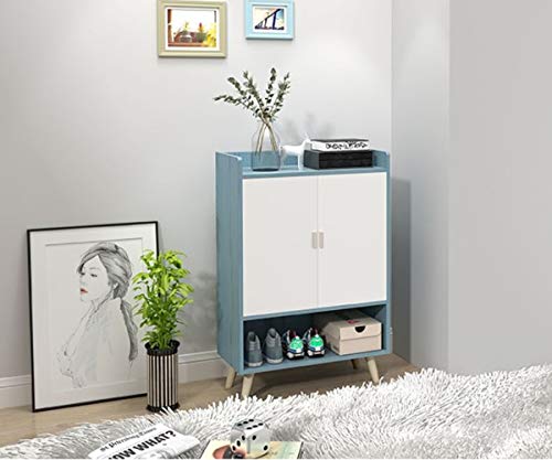 GDLMA Storage Cabinet, Blue Sideboard,Multi-Function Shoes Case for Hallway,Dining Room,Kitchen or Bedroom