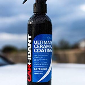 Carfidant Scratch & Swirl Remover + Ceramic Coating Spray - Polish & Paint Restorer, Repair Scratches & Seal Paint with Ceramic Car Wax Spray