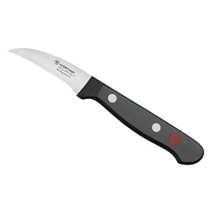 wusthof 1025046706 gourmet peeling knife, 2.25-inch, black