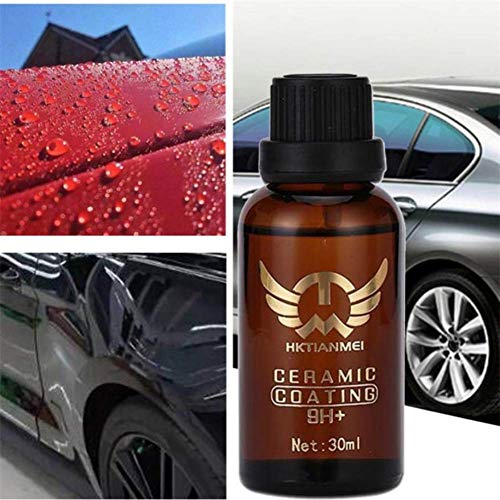 Malcm 9H Hardness Nano, Super Ceramic Coating for Cars,Car Liquid Ceramic Coating kit Hydrophobic Glass Coating Polish-30ML