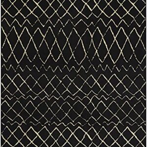 Nourison Grafix Tribal Black 7' x 10' Area Rug, 7' x 10'