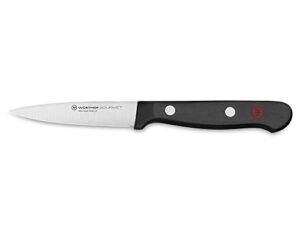 wÜsthof gourmet 3" spear point paring knife, black