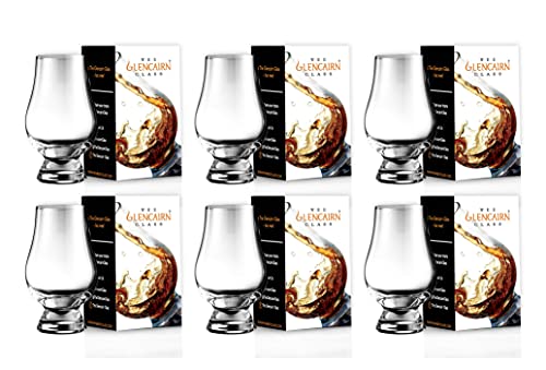 The WEE Glencairn Crystal Whiskey Glass, Miniature Whisky Tasting Glass, Set of 6