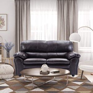 Vnewone Living Room Couches Loveseat Modern Sofa Mid Century for Home Furniture, Love seat, Brown