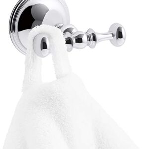 Kohler K-26525-CP Decorative Towel Hook, Polished Chrome