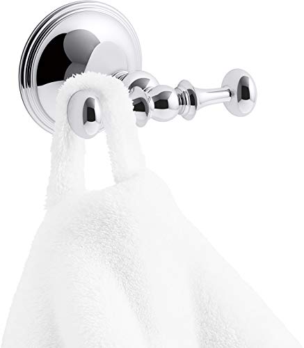 Kohler K-26525-CP Decorative Towel Hook, Polished Chrome