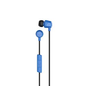 skullcandy jib in-ear earbuds with microphone - cobalt blue