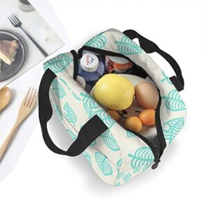 Leaves Leak Proof and Reusable refrigerated Lunch Bag - Durable Compact Office School Lunch Box for Women, Men