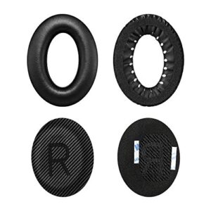 Replacement Ear Pads for Bose QC35, Ear Cushion Kits with Memory Form Compatible with QuietComfort 35 Headphones(1Pair Black)