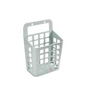 yardwe hanging laundry hamper wall mount dirty clothes basket foldable dirty clothes sorter container (small, green)