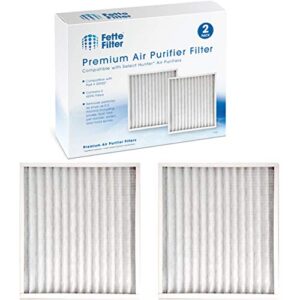 fette filter - 2 premium air purifier hepa filters compatible with 30930, 30020, 30393, 30200, 30201, 30205, 30250, 30253, 30255, 30256, 30350, 30374, 30375, 30377, 30380, 30390, 37255, 37375. pack of 2