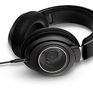 PHILIPS Over Ear Open Back Stereo Headphones Wired with Detachable Audio Jack, Studio Monitor Headphones for Recording Podcast DJ Music Piano Guitar (SHP9600)