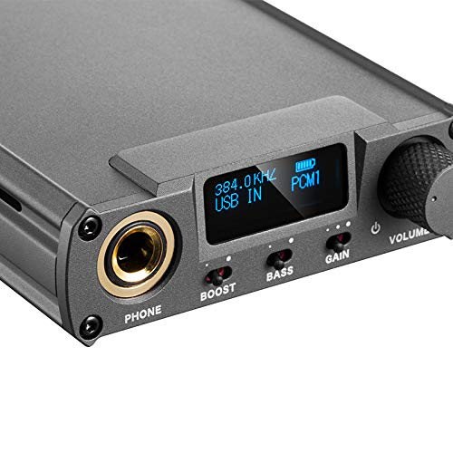 XDUOO XD-05 Plus Headphone Amplifier AK4493EQ 32bit/384kHZ DSD256 DAC Portable Headphone Amplifier Black