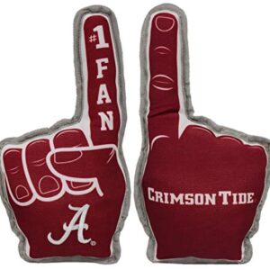 NCAA Alabama Crimson Tide #1 Fan Toy for Dogs & Cats. Best Tough PET Toy with Inner Squeaker.