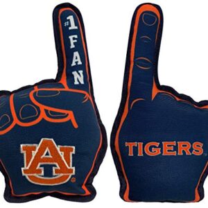 NCAA Auburn Tigers #1 Fan Toy for Dogs & Cats. Best Tough PET Toy with Inner Squeaker.