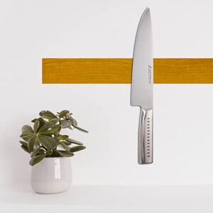 Chef Knife - MATTSTONE HILL 9 Inch Professional Kitchen Knife, German Steel Ultra Sharp Chefs Knife, Vegetable Knife, 304 Stainless Steel Handle
