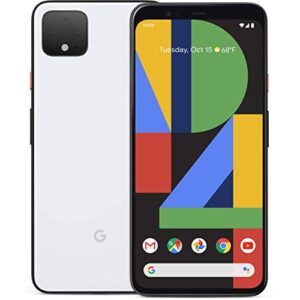 google pixel 4, 64gb/6gb 5.7 inches clearly t-mobile unlocked smartphone - white