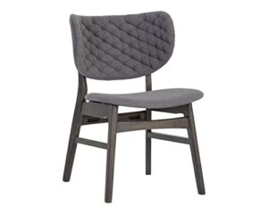 sunpan modern dining chair, dark grey