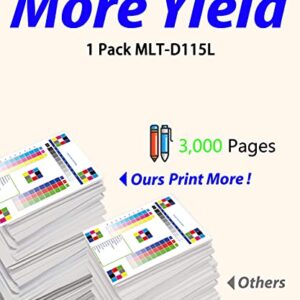 (1-Pack, Black) ColorPrint Compatible MLT-D115L Toner Cartridge Replacement for Samsung MLTD115L 115L D115L Xpress SL-M2830DW SL-M2880FW SL-2620ND SL-2820DW 2820ND SL M2670FN M2870FD M2870FW Printer