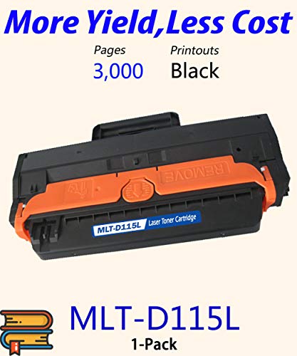 (1-Pack, Black) ColorPrint Compatible MLT-D115L Toner Cartridge Replacement for Samsung MLTD115L 115L D115L Xpress SL-M2830DW SL-M2880FW SL-2620ND SL-2820DW 2820ND SL M2670FN M2870FD M2870FW Printer