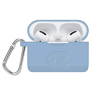 affinity bands north carolina tar heels engraved silicone case cover compatible with apple airpods pro (powder blue)