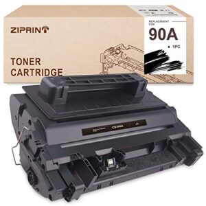 ziprint compatible 90a ce390a toner cartridge replacement for hp 90a ce390a use with hp laserjet enterprise 600 m602 m601 m4555 m602dn m602n m602x m603dn m603n m4555f m4555h (black, 1-pack)
