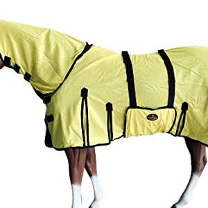 HILASON 72 Inches Horse Fly Sheet Ultra Violet Rays Protect Mesh Bug Mosquito Summer Spring | Fly Sheet | Horse Turnout Sheet | Fly Sheet for Horses | Bug and Mosquito Protection | Fly Sheet for Horse