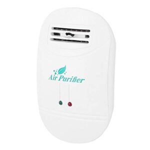 mini anion air purifier sterilization, small home air cleaner machine, air fresher for smoke dust removal - us plug
