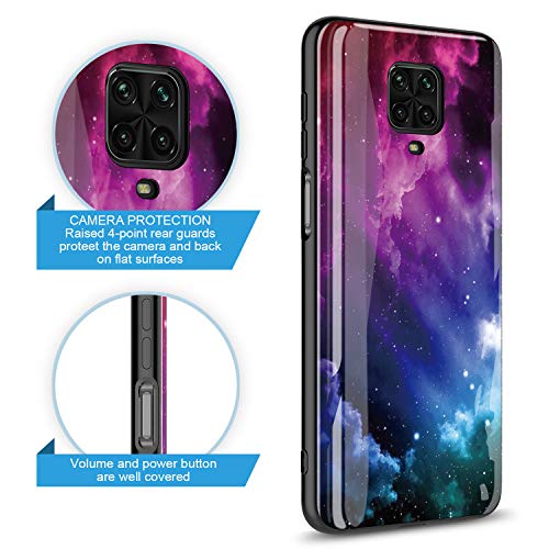 GORGCASE for Redmi Note 9S Case, Xiaomi Redmi Note 9 Pro/Note 9 Pro Max, Slim Graphic Fashion IMD Design Anti-Scratch Shook-Proof Armor Cute Teen Boy Girls Women Drop Protective Cover Flower