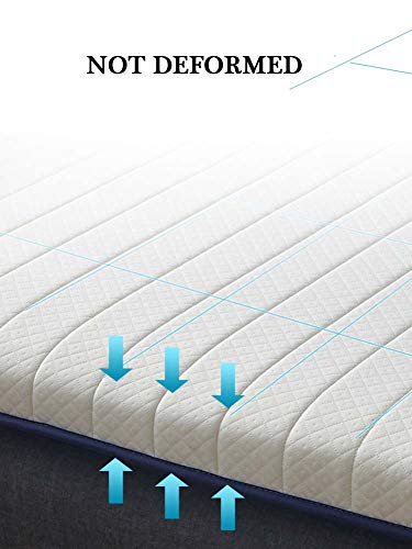 100% Natural Latex Mattress,Breathable Super Soft Foldable Tatami Mattress for Single Double Guest Bedroom Kids Room Gray Full:120x200cm