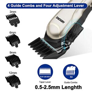 AIBORS Dog Clippers for Grooming for Thick Coats, Low Noise Cordless Professional Heavy Duty Dog Grooming Kit, Pet Hair Grooming Clippers,Dog Shaver for Small Large Dogs Cats Pets