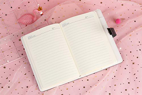 ZXHQ Constellation Starry Sky Diary with lock Secret Diary for Girls and women, Refillable Personal Journal with Lock A5