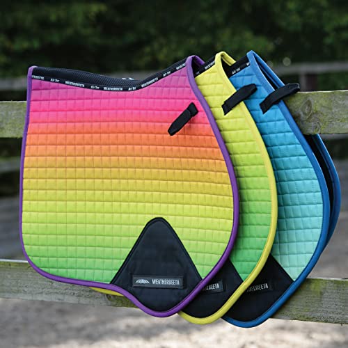 Weatherbeeta Prime Ombre Jump Shaped Saddle Pad - Autumn Glow - Full