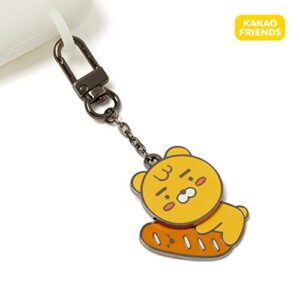 KAKAO FRIENDS Official- YumYum Friends Moving Keyring, Compatible with AirPods Silicone Case (Little Ryan)