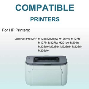 8 Pack Compatible Laser Printer Cartridge (High Yield) Replacement for HP 83A CF283A Imaging Cartridge Fit for HP Laserjet Pro MFP M201dw M201n M225dw Printer