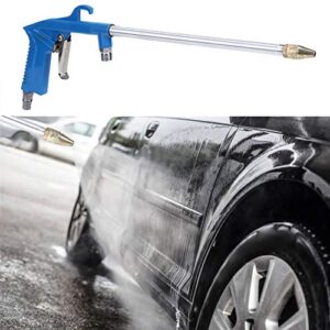 Acouto Pneumatic Cleaning Tool Car Engine Dust Cleaner Tools Auto Water Cleaning Nozzle Hose Wash Spray Universal 1/4'' Inlet