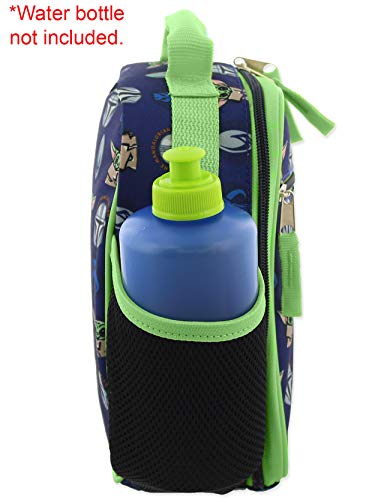 Disney Star Wars Mandalorian Baby Yoda Boy's Girl's Adult Soft Insulated School Lunch Box (One Size, Blue/Green)