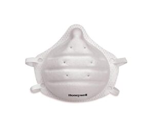 honeywell home n95 niosh-approved molded cup disposable respirator mask, 20-pack (dc300n95)