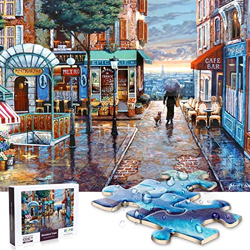 Jigsaw Puzzle 1000 Pieces for Adults, Water Resist Wooden Puzzle, VCOMO Thickened Puzzle, Floor Puzzles, 29.5”x19.7”