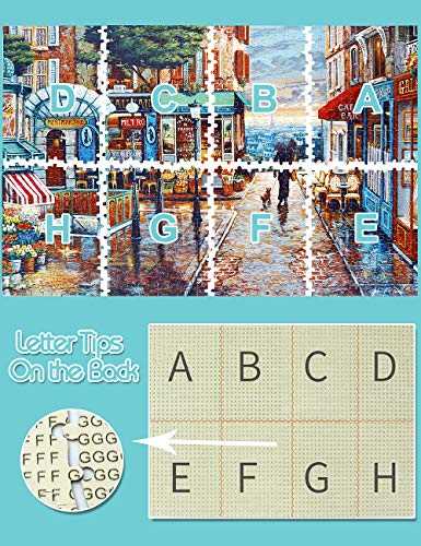 Jigsaw Puzzle 1000 Pieces for Adults, Water Resist Wooden Puzzle, VCOMO Thickened Puzzle, Floor Puzzles, 29.5”x19.7”
