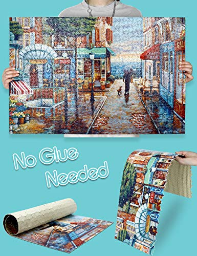 Jigsaw Puzzle 1000 Pieces for Adults, Water Resist Wooden Puzzle, VCOMO Thickened Puzzle, Floor Puzzles, 29.5”x19.7”