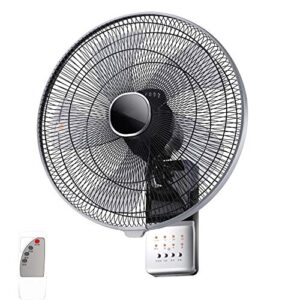 lhjj wall-mounted fan-air circulator-220v/50hz-remote control-automatic fan-black