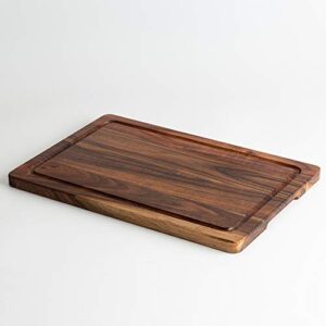 jalz jalz Wooden Cutting Board for Kitchen Acacia Wood Chopping Board for Meat, Vegetables, Fruit & Cheese, 15x10 Inches