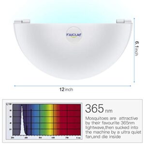 Faicuk Wall Sconce Fly Light Trap for Capturing Flies, Moths, Gnats, Mosquitos and Other Flying Insects-12"x6.1"x5.98"